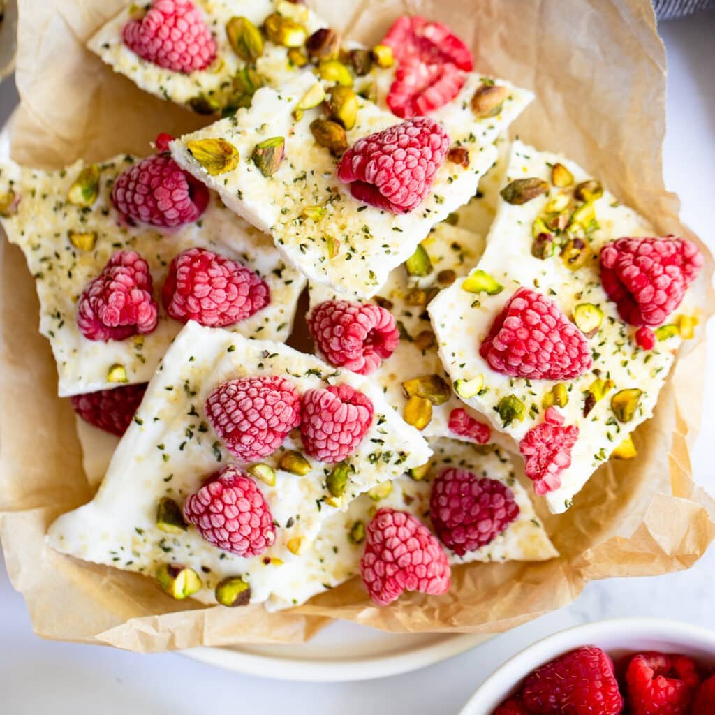 Unlock the Secret to Guilt-Free Snacking with This Insanely Easy Frozen Yogurt Bark!
