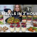 Healthy & High protein Meal Prep | 100G+ Protein Per Day!