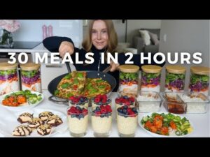 Healthy & High protein Meal Prep | 100G+ Protein Per Day!