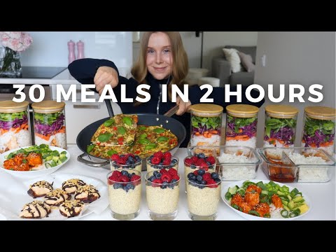 Healthy & High protein Meal Prep | 100G+ Protein Per Day!