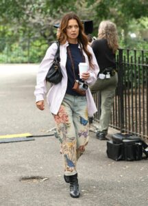 Katie Holmes’ Patchwork Denim: The Unexpected Style Move That’s Turning Heads and Shaping Trends