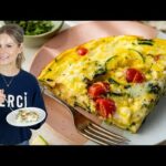 COTTAGE CHEESE FRITTATA with Veggies (Healthy Breakfast Idea!)