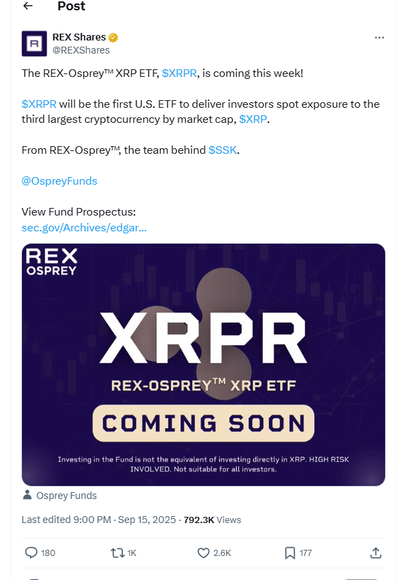 XRP’s ETF Launch Could Shatter $4—But Here’s the One Game-Changer Nobody’s Talking About