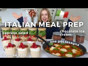 Healthy & High protein Meal Prep in 1 Hour I 100G+ Protein Per Day!