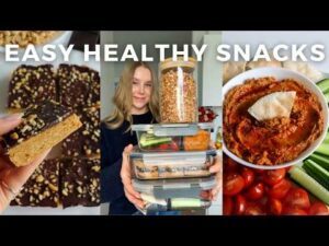 HEALTHY SNACKS to meal prep for the week
