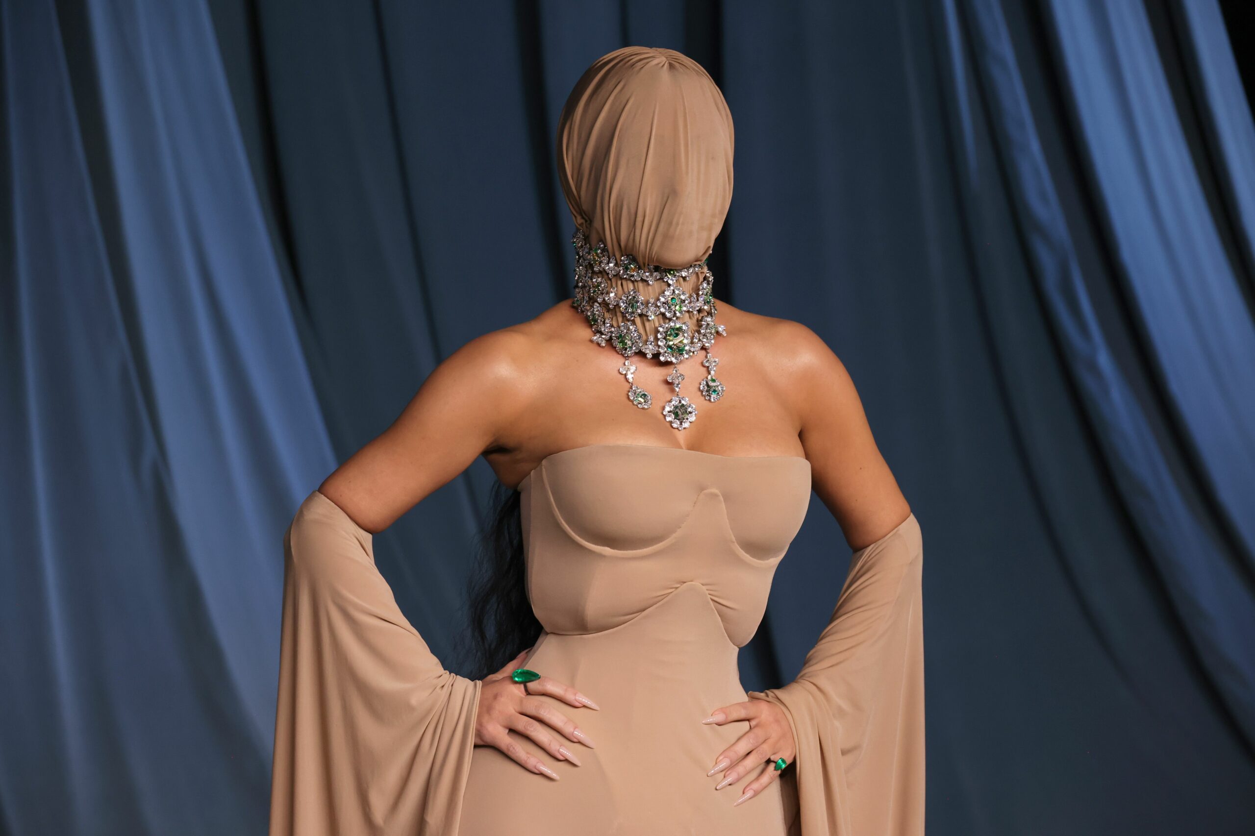 Kim Kardashian’s Maison Margiela Mask Sparks Unforgettable Mystery at the Academy Museum Gala—What’s She Hiding?