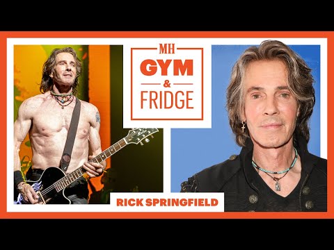 76-Year-Old Rick Springfield Shows Off His Home Gym & Fridge | Gym & Fridge | Men's Health