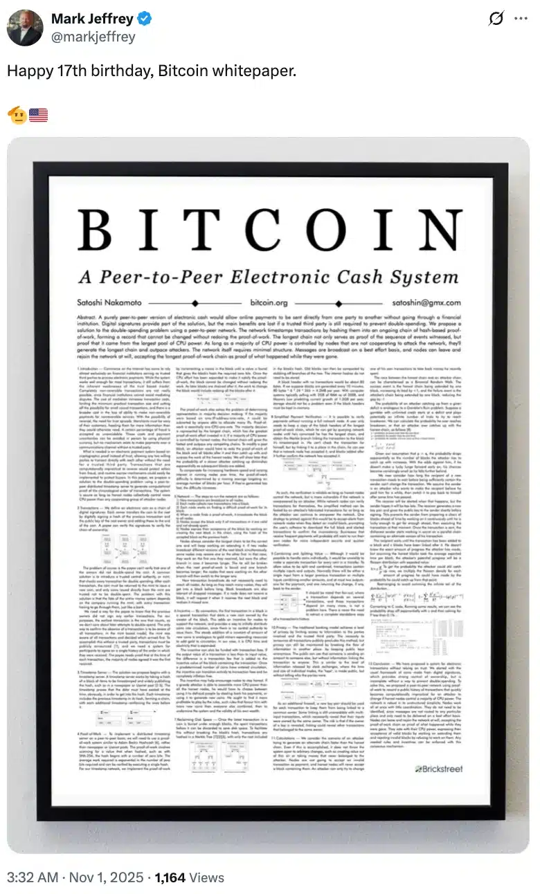 Bitcoin Hits 17: Will This ‘Red October’ Be the Wake-Up Call or the Beginning of a Breakout?