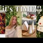 Starting Christmas Early🎄 Cozy Recipes, Decorating my Apartment, Christmas Party Planning