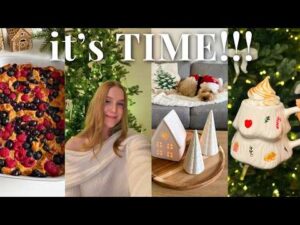 Starting Christmas Early🎄 Cozy Recipes, Decorating my Apartment, Christmas Party Planning