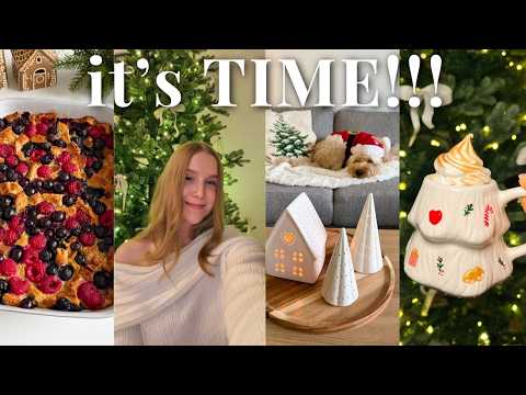 Starting Christmas Early🎄 Cozy Recipes, Decorating my Apartment, Christmas Party Planning