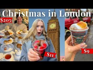 Christmas in London🎄Viral Food Spots, Christmas Markets, Afternoon Tea