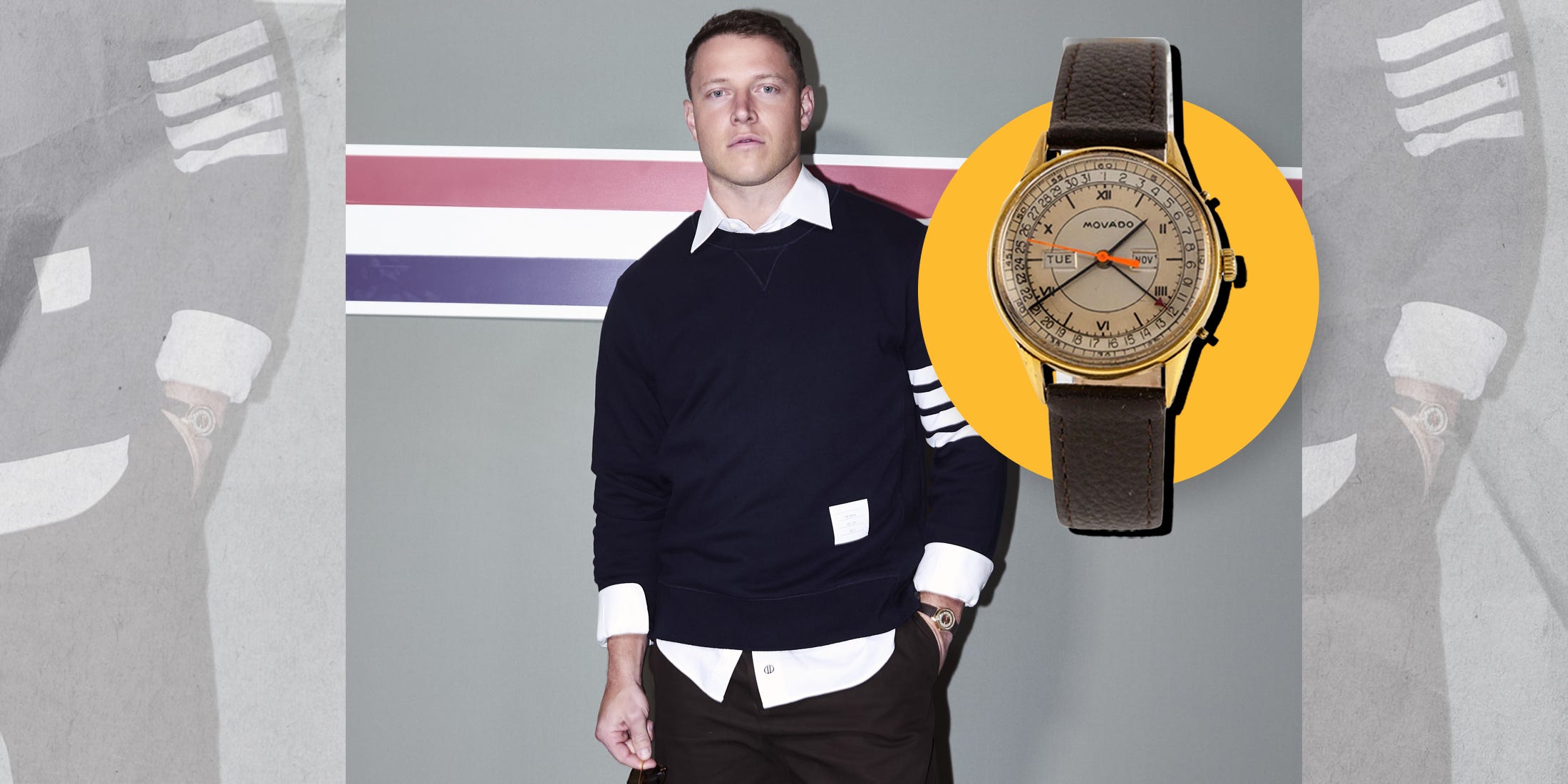 Christian McCaffrey’s Vintage Movado Watch: The Unexpected Timepiece That Defines True Champion Style—Here’s Why You Need to Know About It Now