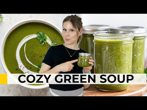 DELICIOUS HEALTHY GREEN SOUP | Recipe for Cold Weather