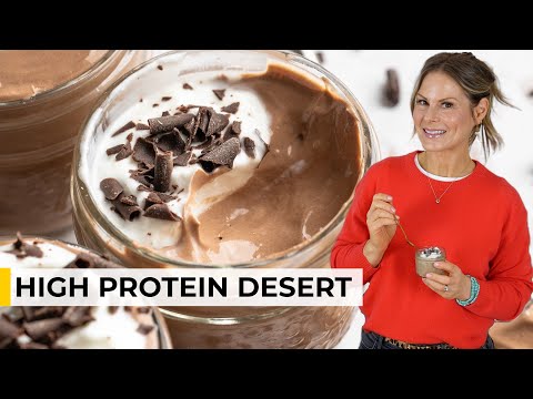 HIGH PROTEIN DESSERT | Healthy Cottage Cheese Chocolate Mousse in Minutes