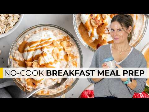 MAKE-AHEAD PEANUT BUTTER OVERNIGHT OATS | My Favorite Healthy Breakfast Hack