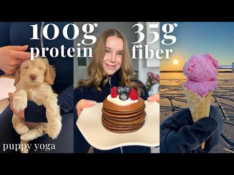 What I Eat in a Day: Easy & Healthy Meals, Making Ice Cream in the Snow