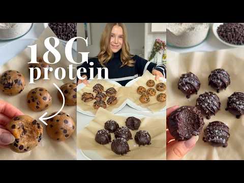 3 Protein Ball Recipes That Taste Like Dessert: Brownie, Cookie Dough & Banana Bread