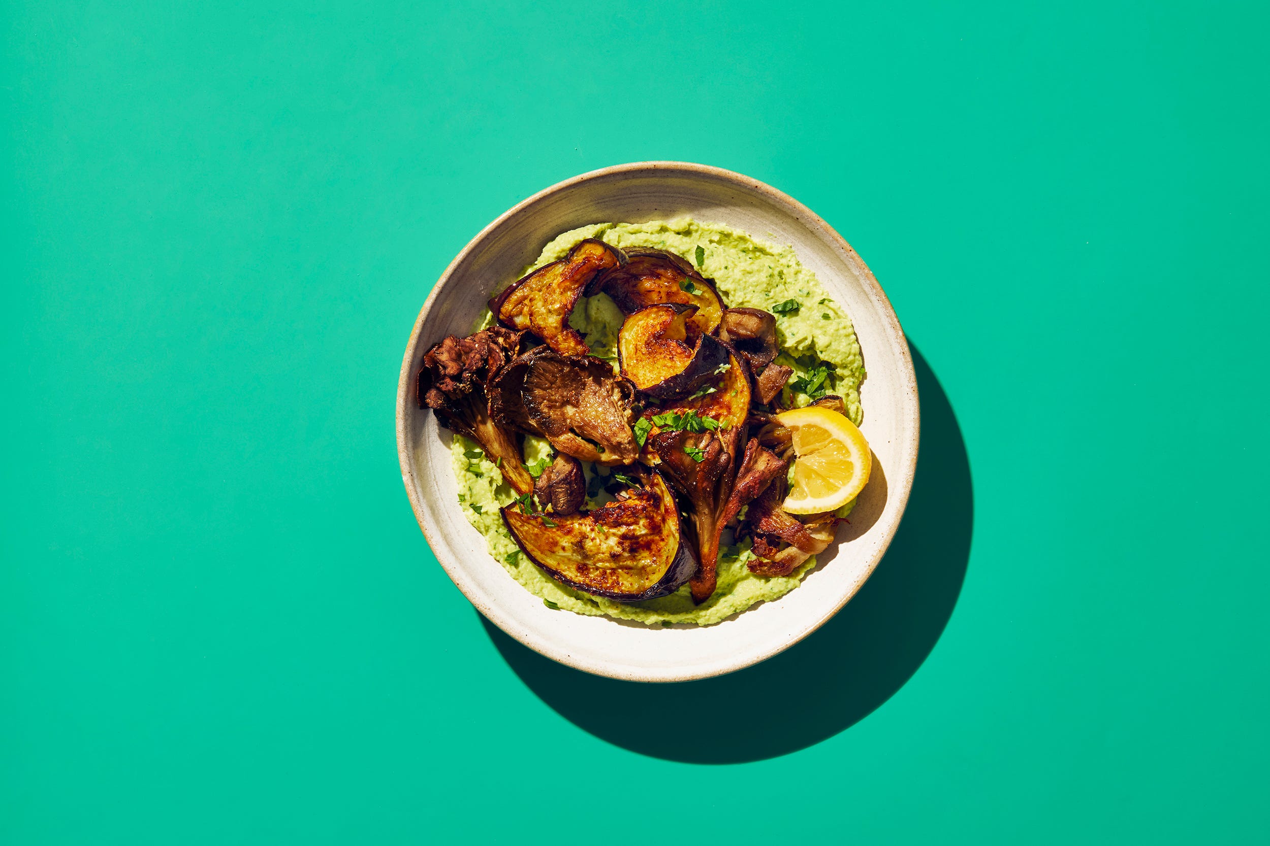 Unlock the Secret Superfood Combo: Artichoke Hummus Meets Spiced Eggplant & Mushrooms for Ultimate Energy Boost!