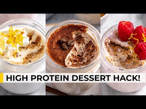 VIRAL JAPANESE YOGURT CHEESECAKE CUPS | High Protein Dessert Hack