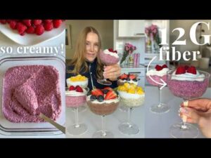 Viral Super THICK Chia Pudding in 3 Flavors | 12 g fiber