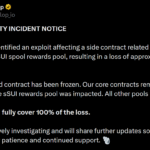 Scallop’s $150K SUI Heist: Is Core Liquidity the Real Casualty Investors Aren’t Talking About?