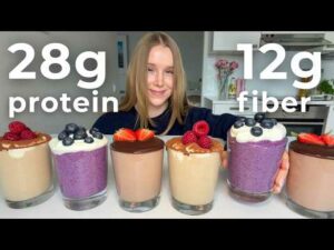10-Minute Breakfast Meal Prep: High protein Blended Overnight Oats