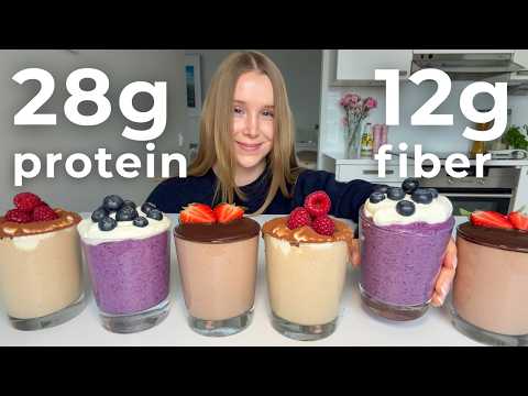 10-Minute Breakfast Meal Prep: High protein Blended Overnight Oats