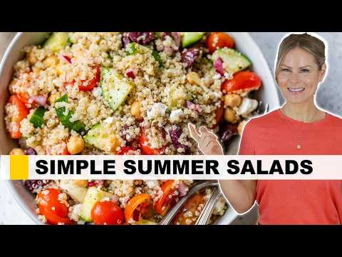 3 SUMMER SALADS | Meal Prep Magic | Cook Once, Eat All Week!