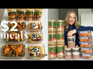 Budget-friendly High-protein Meal Prep for a Week