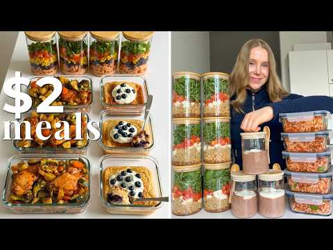 Budget-friendly High-protein Meal Prep for a Week