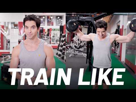 Hacks' Paul W. Downs Breaks Down His Chest And Shoulder Day | Train Like | Men's Health