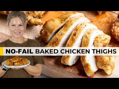 Perfect OVEN BAKED CHICKEN THIGHS (Every Single Time!)