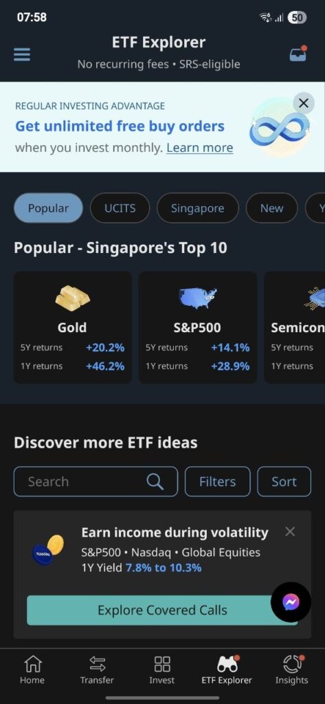 Unlock the Secret to Growing Your SRS with Stashaway’s ETF Explorer—No Recurring Fees, Just Pure Profit Potential!