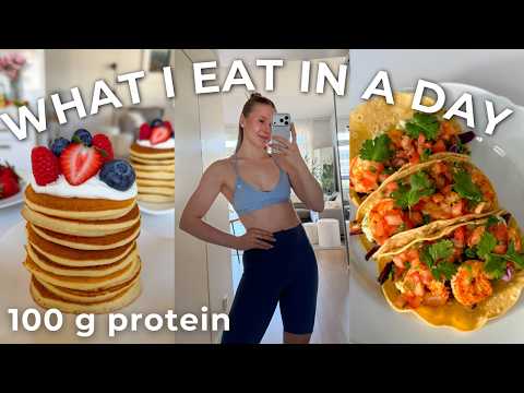 What I Eat in a Day | Balanced High-protein Meals (100g protein)