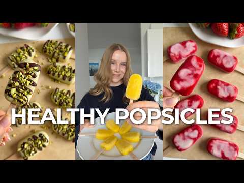 3 Healthy & Easy Popsicle Recipes: Mango, Pistachio & Strawberry Glaze