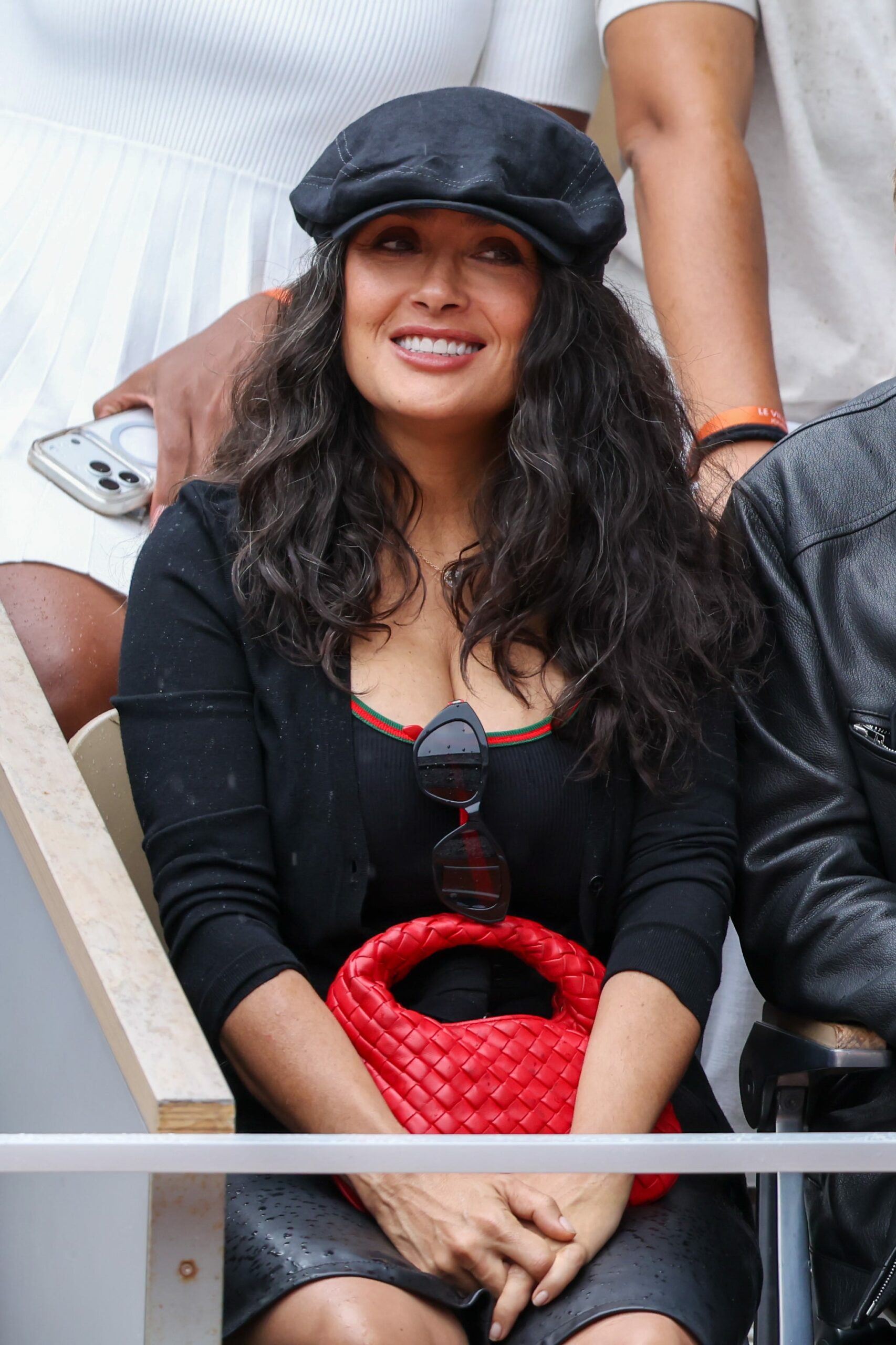 Salma Hayek Channels Iconic 2000s Vibes with a Courtside French Open Look You Won’t Believe!