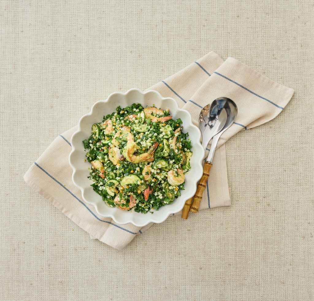 Unlock the Secret to Guilt-Free Indulgence with Ereka Vetrini’s Game-Changing Shrimp & Zucchini Pasta Salad—Your Fitness Journey’s New Best Friend!