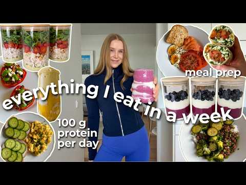 WHAT I EAT IN A WEEK | easy & high protein recipes | IBS friendly meals