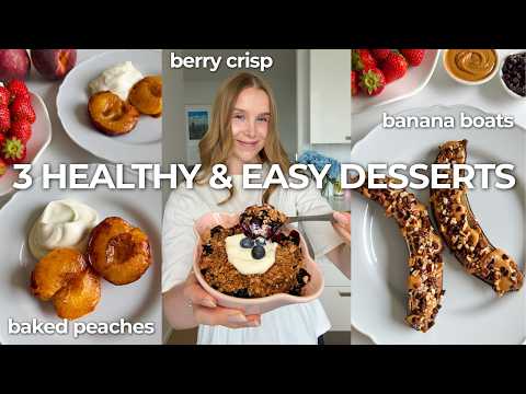 3 Healthy & Easy Desserts in the Air Fryer (or oven!)