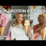 3 High-protein Ice Cream Recipes without an Ice Cream Maker (no protein powder!)