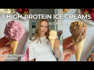 3 High-protein Ice Cream Recipes without an Ice Cream Maker (no protein powder!)