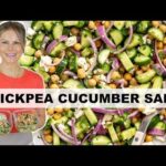 Chickpea Cucumber Salad That Tastes Better the Next Day | No Cooking Required