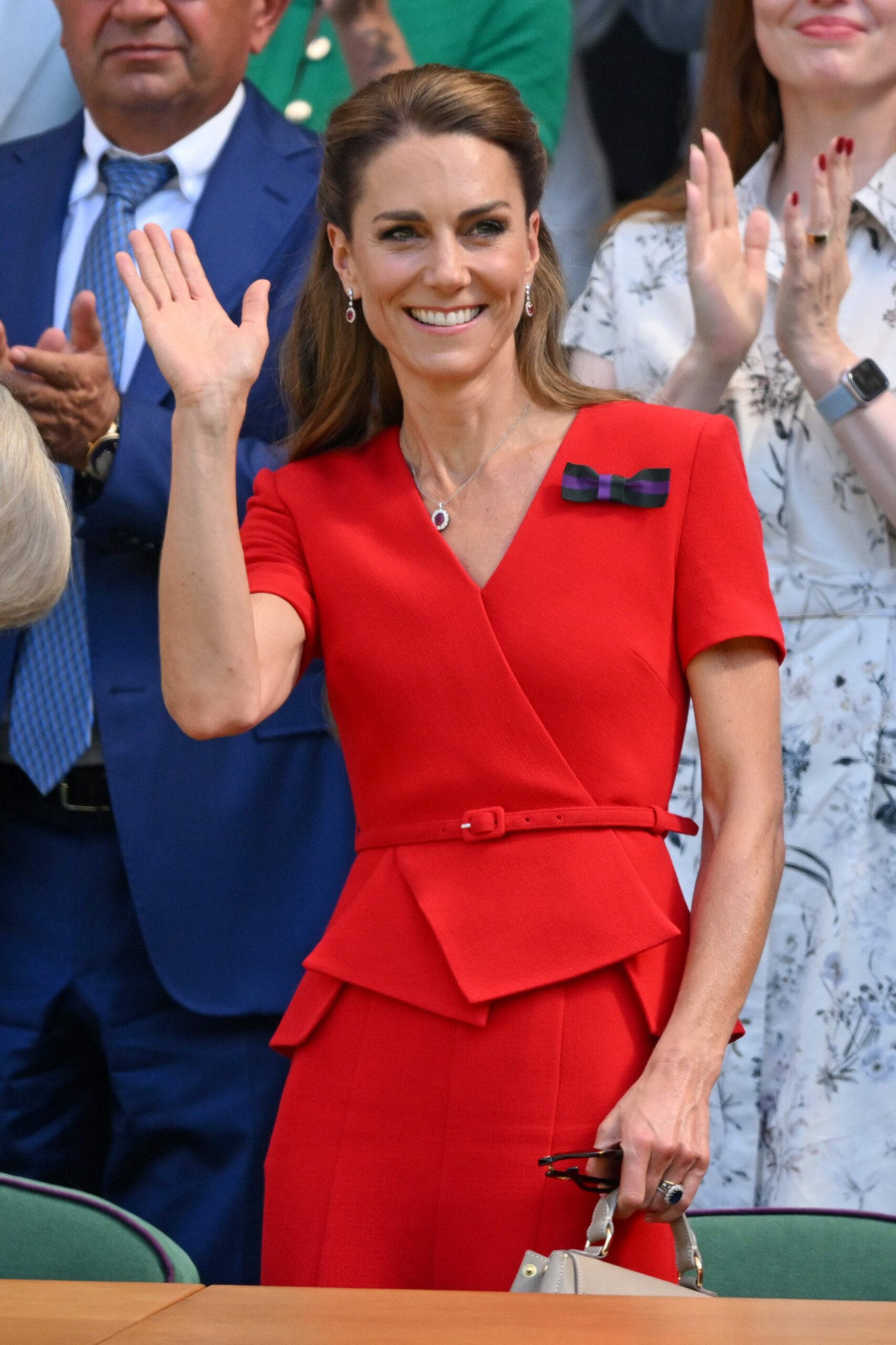 Princess Kate’s Stunning Red Peplum Dress at Wimbledon: The Secret Style Move Everyone’s Talking About!