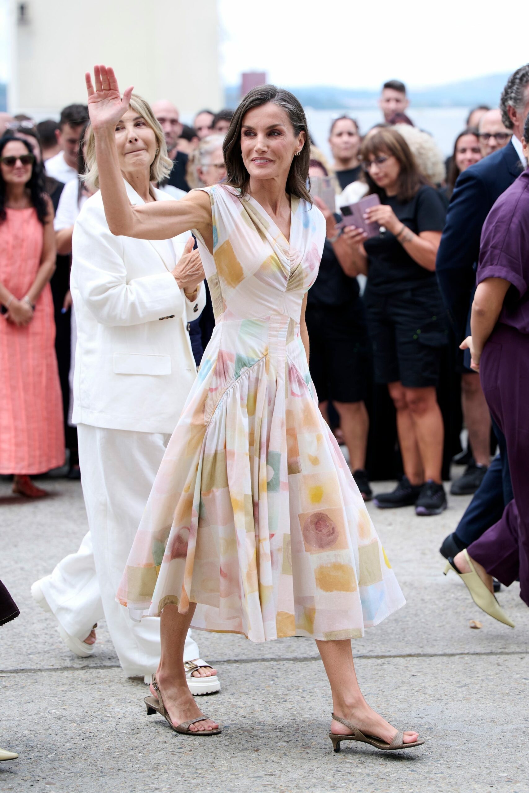 Queen Letizia’s Vibrant Sundress Hides a Shocking Twist You Won’t Believe!