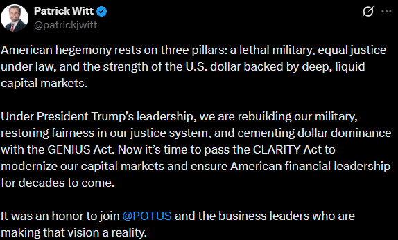 Could the White House’s Next Move Skyrocket the CLARITY Act’s 15 September Passage Odds Beyond 22%?