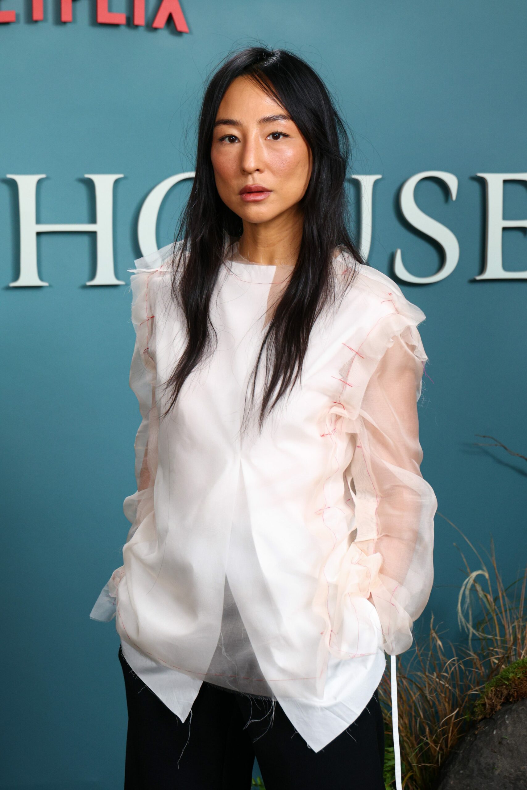 Discover How Greta Lee’s Bold Organza Blouse Is Redefining Effortless Elegance—And What It Means for Your Style Game
