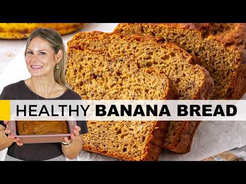 GREEK YOGURT BANANA BREAD | Easy Healthy Recipe