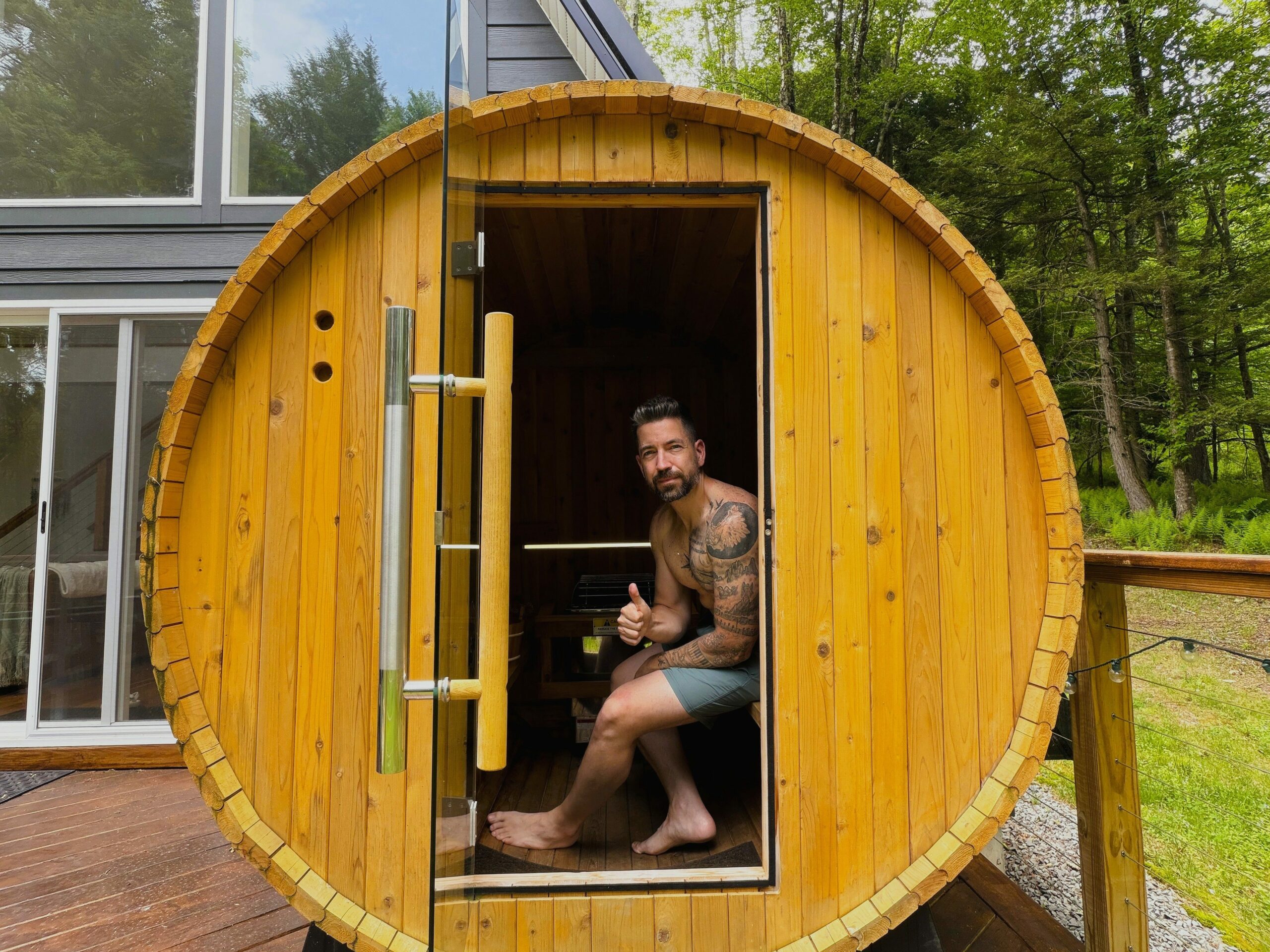 Unleash Ultimate Backyard Power: This Indestructible Barrel Sauna Will Transform Your Health and Fortress Against Any Weather!