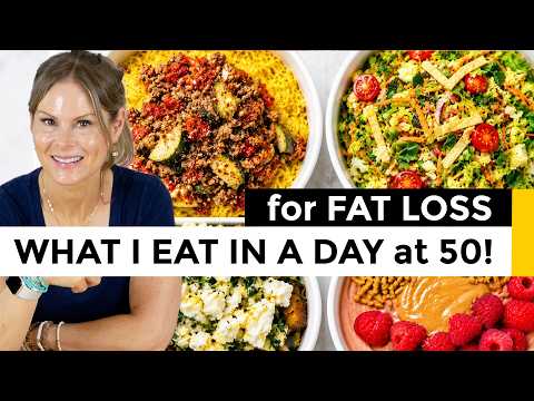 WHAT I EAT IN A DAY AT 50 for FAT LOSS | High-Protein Whole Foods